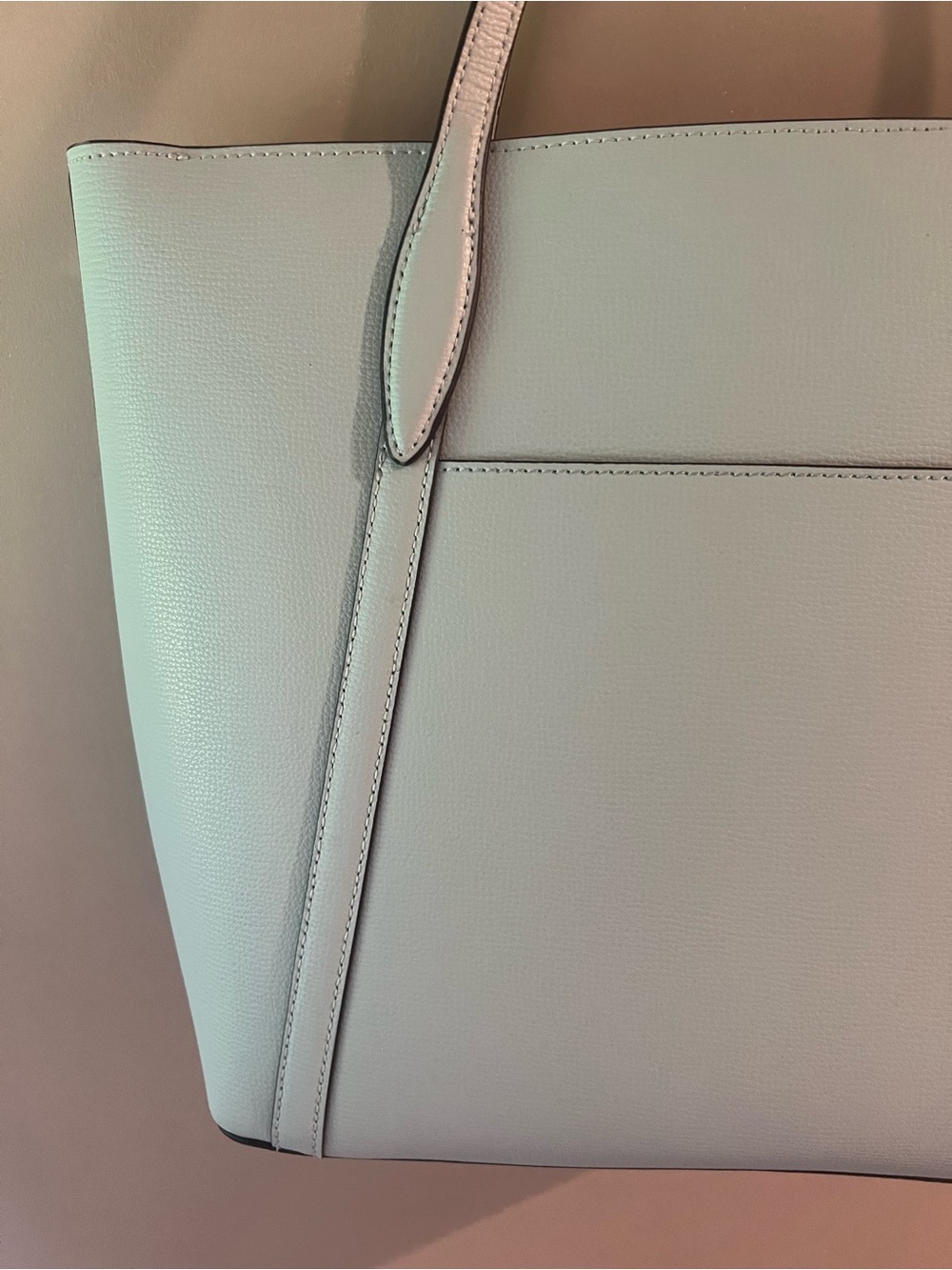 kate spade Pale Blue Leather Tote with Dual Straps - Picture 5 of 12